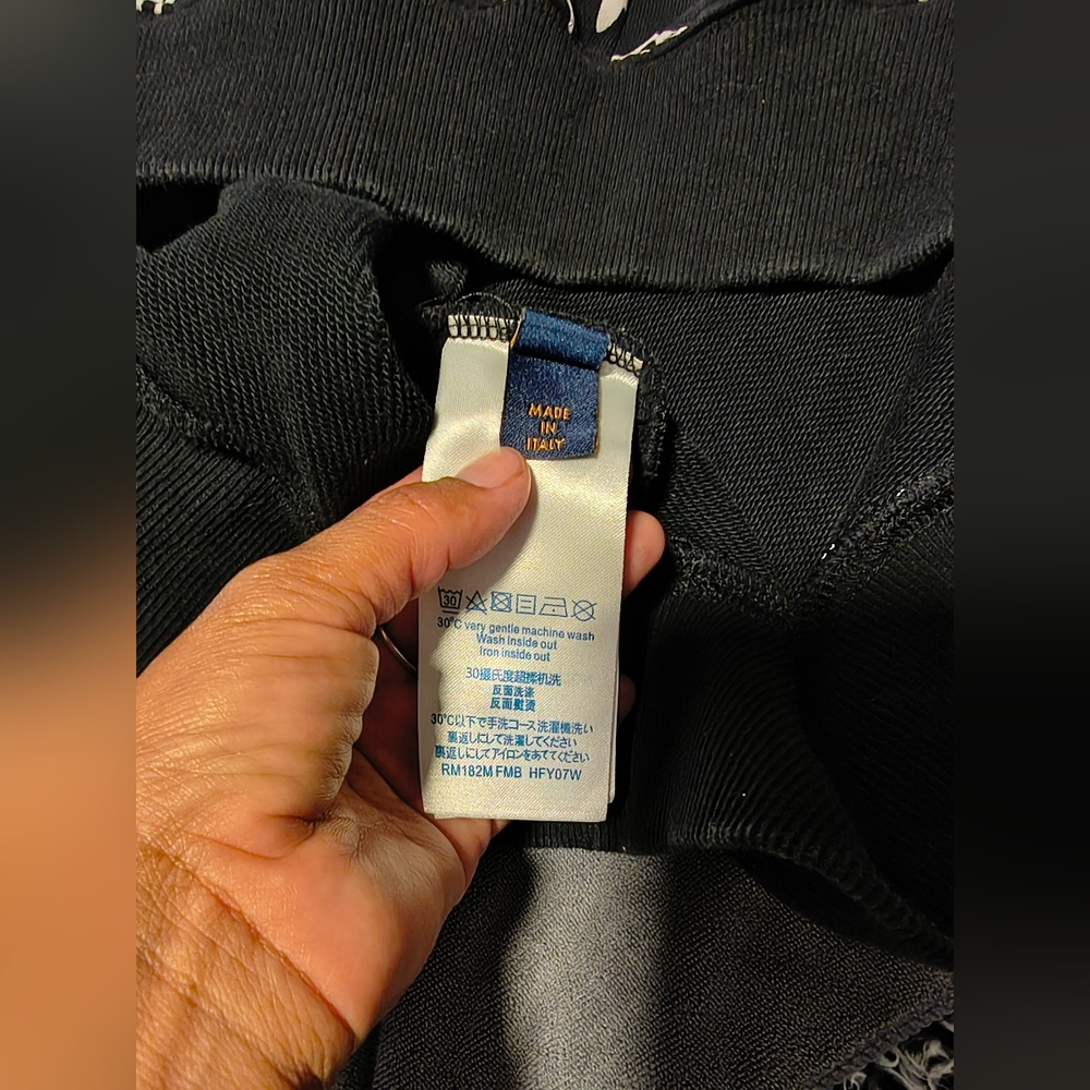 Men's Black Designer Sweater - Picture 7 of 9